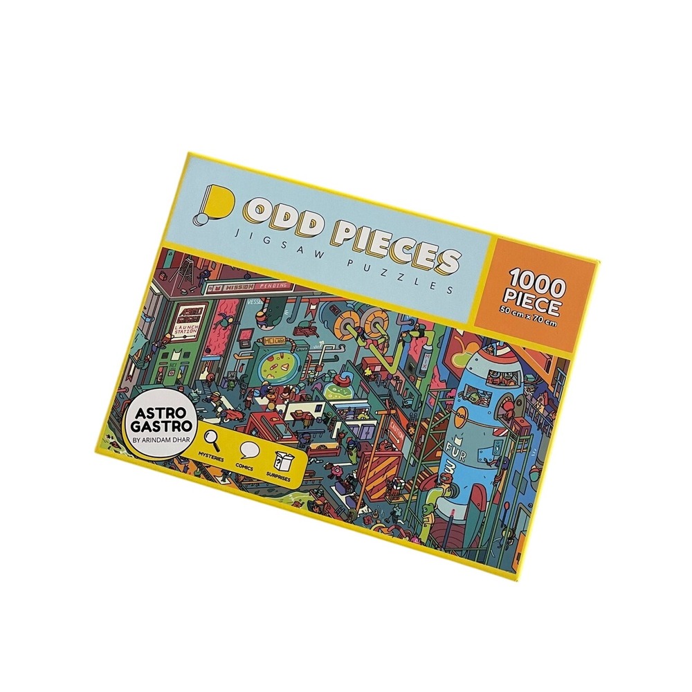 Odd Pieces 1000 Piece Jigsaw Puzzle